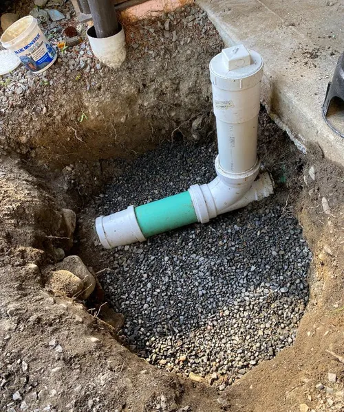 Spot repair clean out installation in Tacoma 